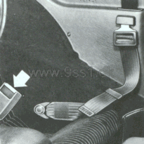 Porsche 944, Rear Seat Belts