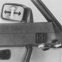 Porsche 944, Electric Exterior Mirror elektrisch